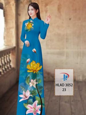 Vải Áo Dài Hoa Ly AD HLAD3052 30
